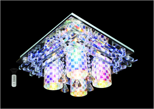 Đèn Mâm Led Hufa ML B61 Ø450 x H250 LED RGB E27x4 T151